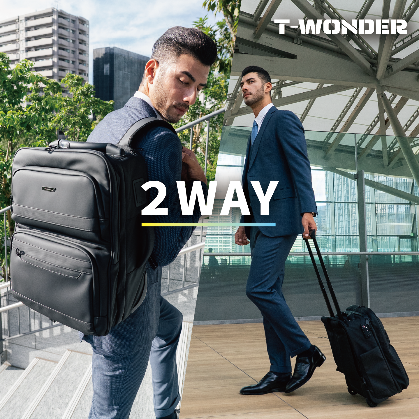 T-WONDER 全自動圧縮搭載｜Smart Press Carrybag