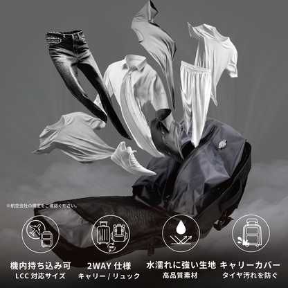 T-WONDER 全自動圧縮搭載｜Smart Press Carrybag